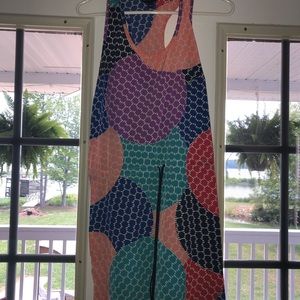 Multi color banana republic dress